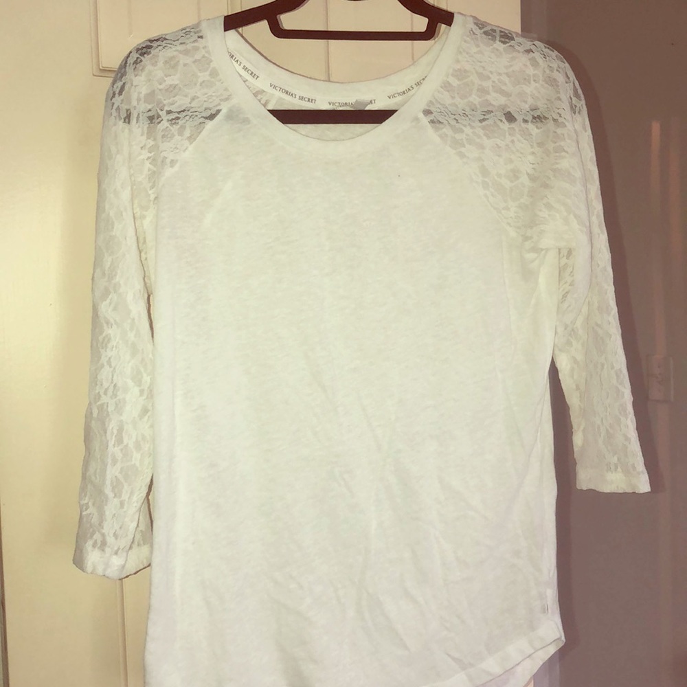 3/4 lace sleeve VS shirt